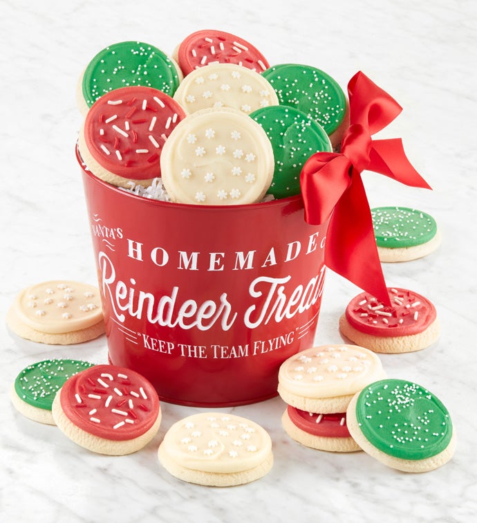 Reindeer Cookie Gift Pail