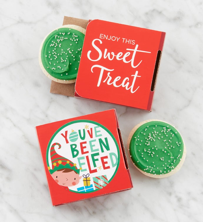 You’ve Been Elfed Cookie Card