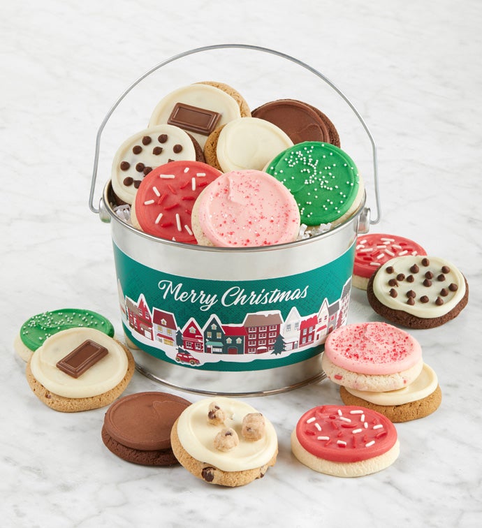 Merry Christmas Cookie Gift Pail