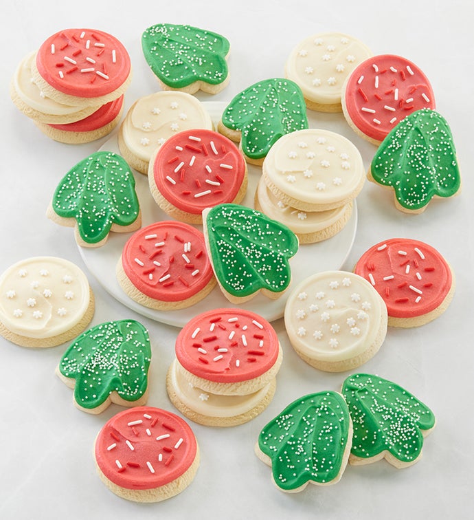 Buttercream Frosted Holiday Sugar Cookie Gift Box