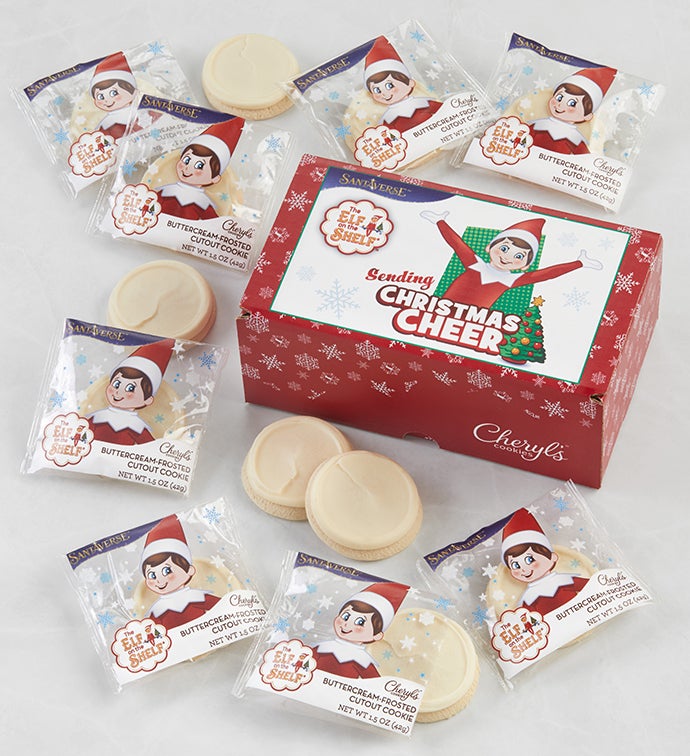 Elf on a Shelf® Buttercream Frosted Cookies