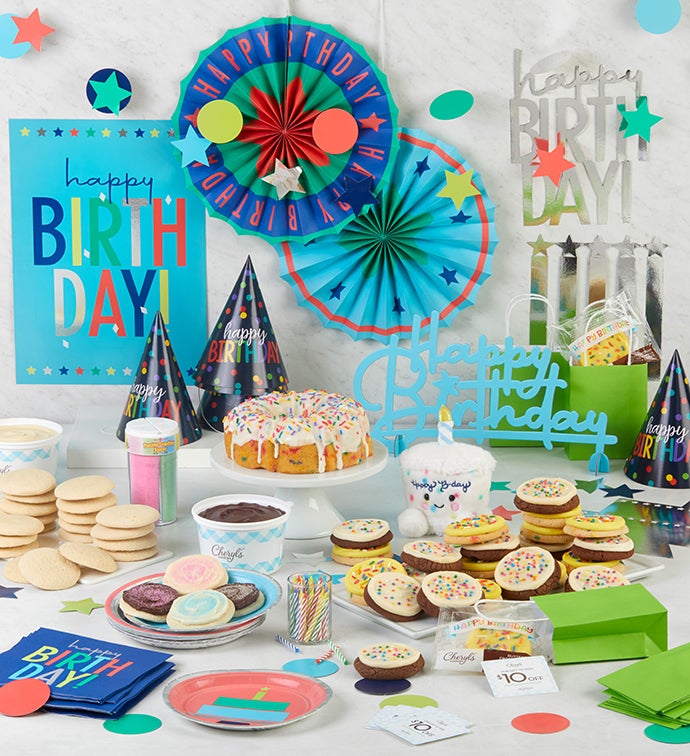 Happy Birthday Bundt Cake Party Kit