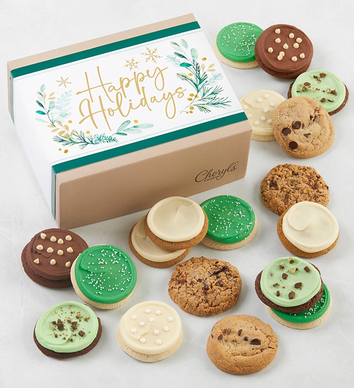 Smile Farms Happy Holidays Cookie Box