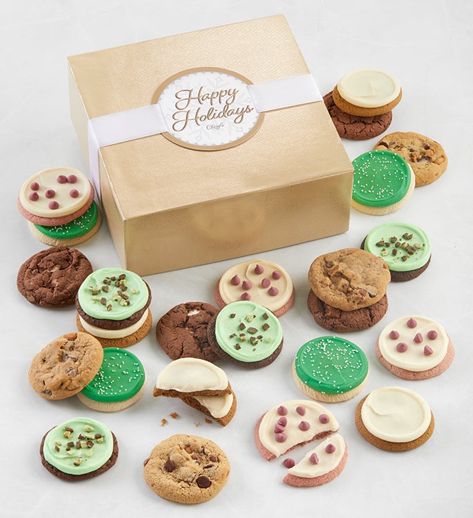 Sparkling Assorted Cookie Gift Box