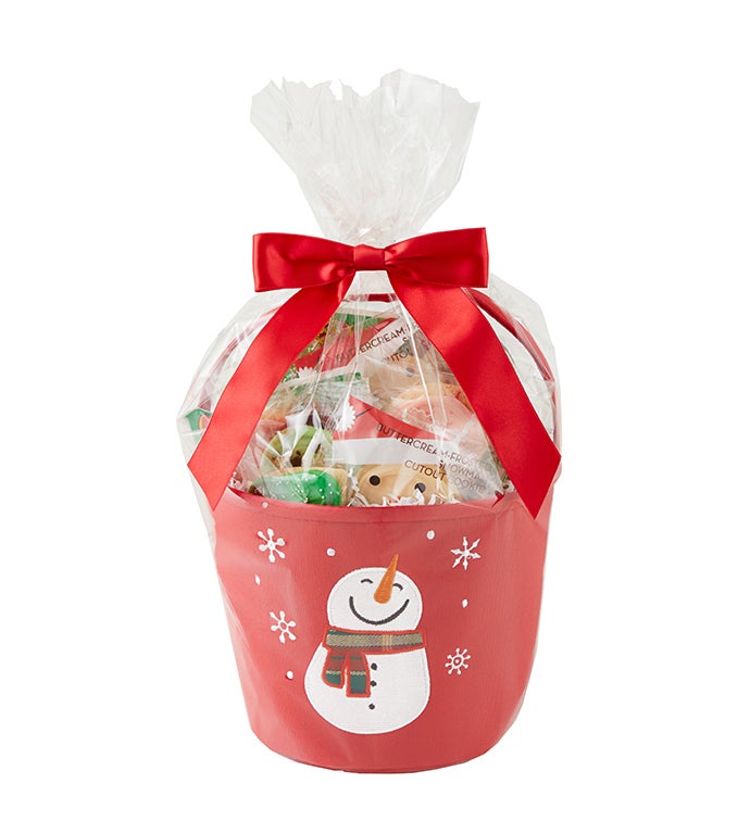 Snowman Treats Gift Tote