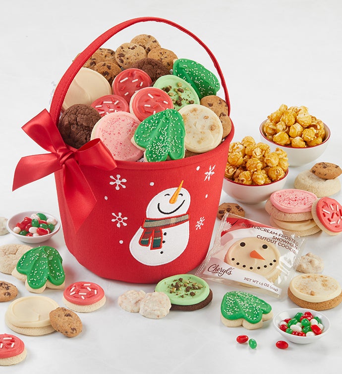 Snowman Treats Gift Tote