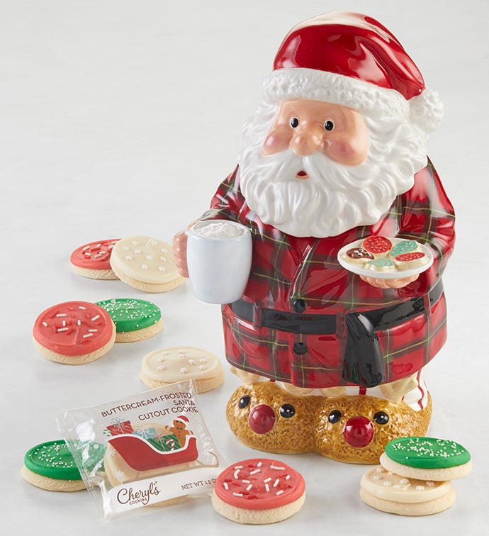 Collector's Edition Bedtime Santa Cookie Jar