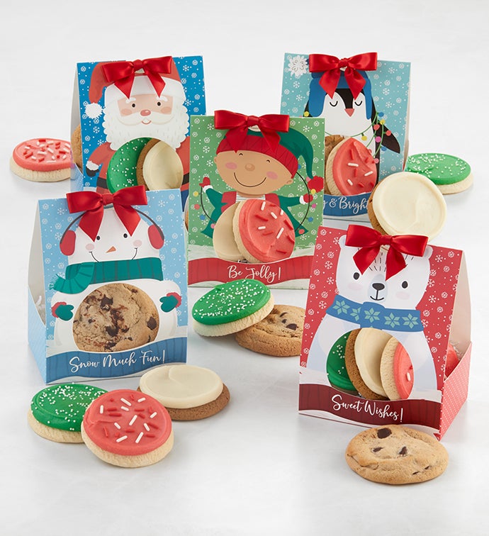 Festive Treats Gift Boxes - Set of 5