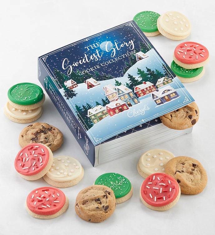 Winter Village Cookie Gift Box