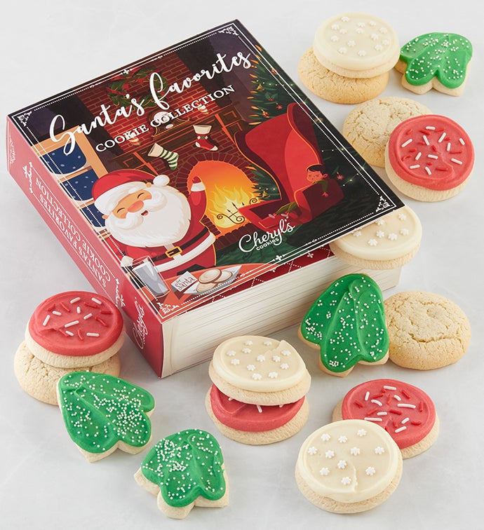 Santa Cookie Gift Box