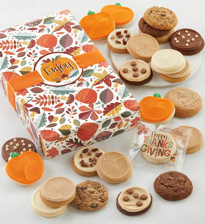 Fall Cookie Gift Box   24 Cookies