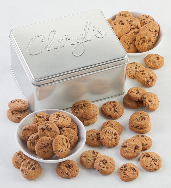 Snack Size Crunchy Chocolate Chip Cookie Gift Tin