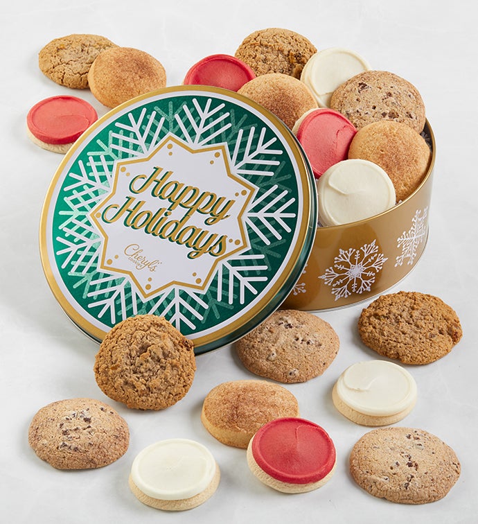 Grand Happy Holidays Gift Tin   Gluten Free