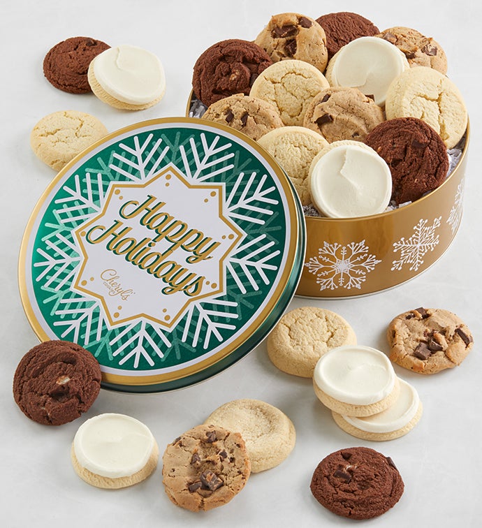Grand Happy Holidays Gift Tin   Vegan