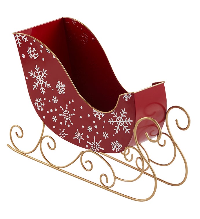 Embossed Sleigh & Cookies