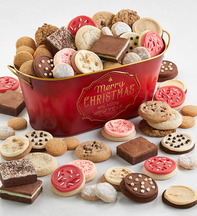 Merry Christmas & Happy New Year Gift Basket