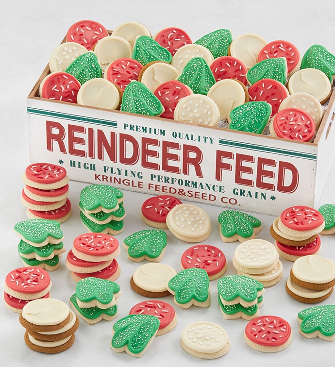 Reindeer Treats Frosted Sugar Cookie Crate