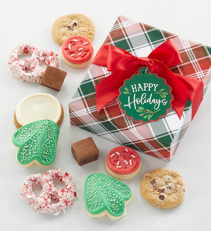 Happy Holidays Treats Gift Box