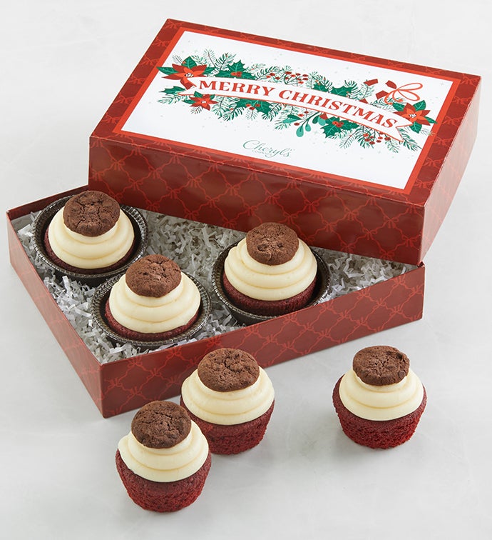 Buttercream-Frosted Red Velvet Cupcakes