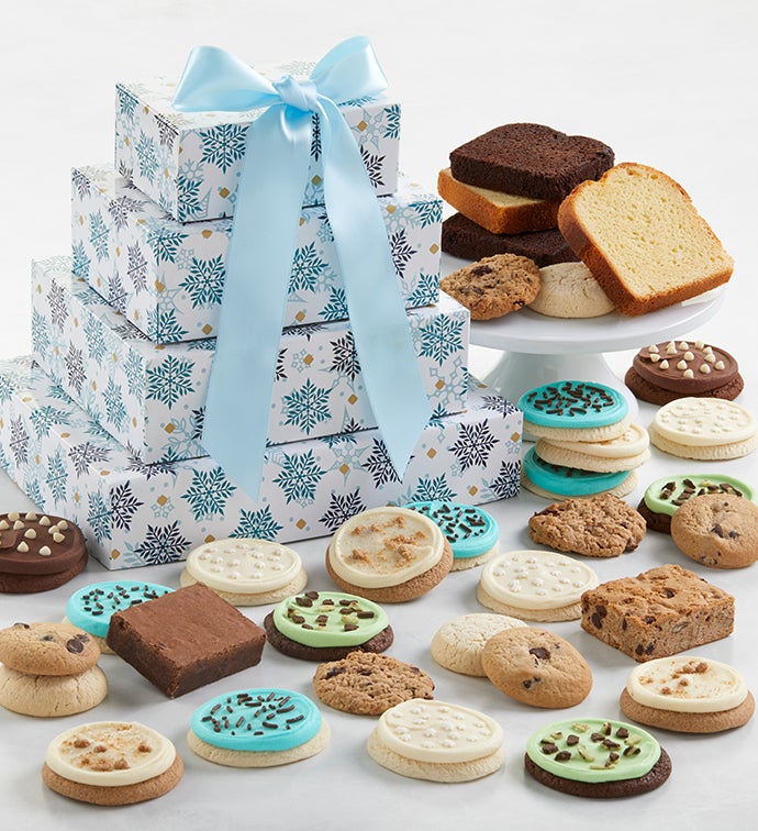 Snowflake Bakery Gift Tower