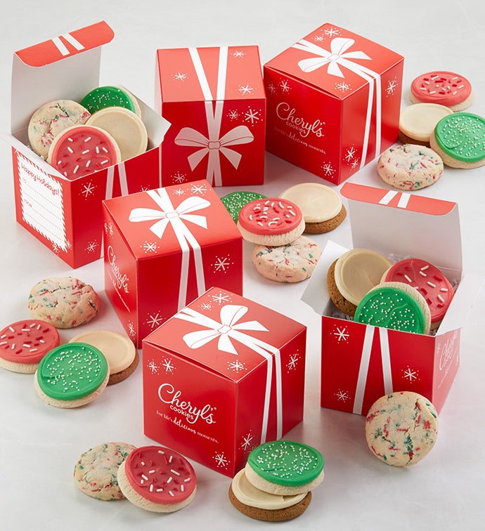 Build Your Own Holiday Gifts   Set of 6 Boxes & Cookies