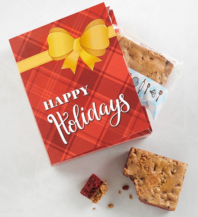 Happy Holidays Brownie Card