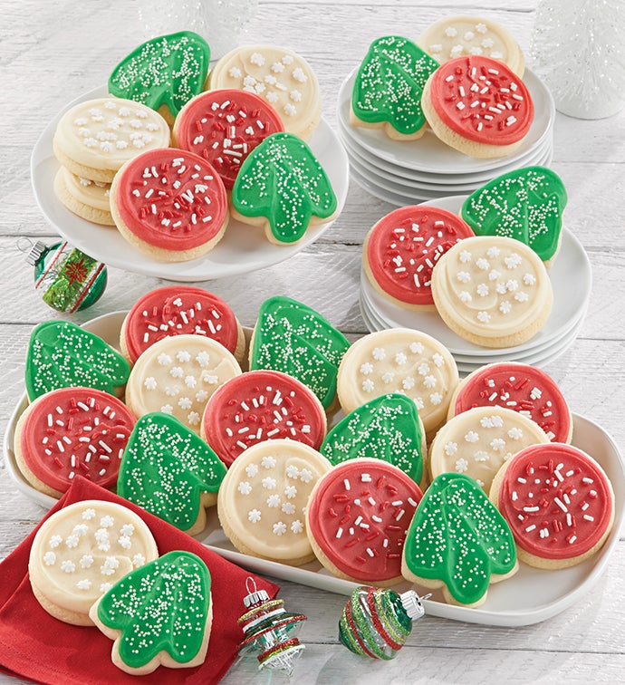 Bow Gift Box   Holiday Cut outs   100 Cookies