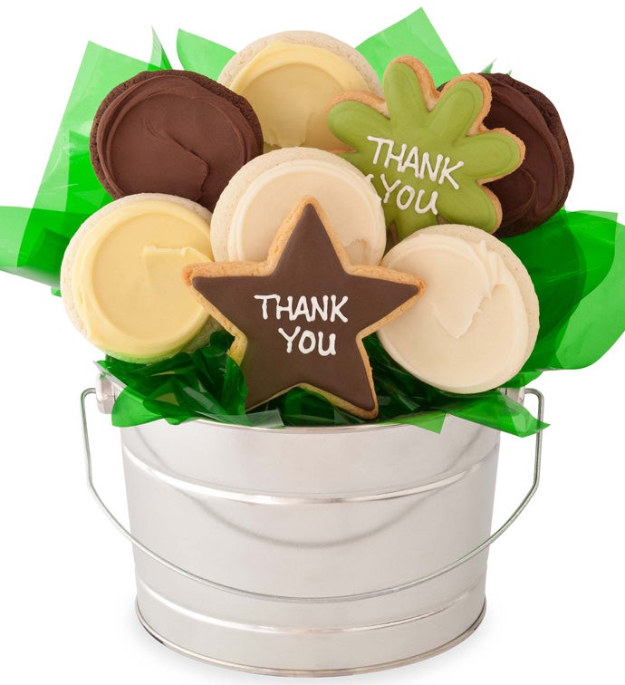 Thank You Cookie Flower Pot