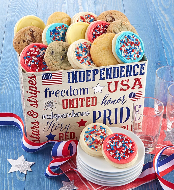 Americana Gift Box Assorted Cookies