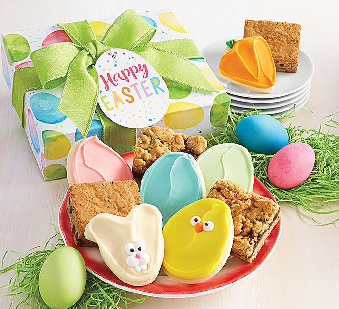 Easter Cookie and Brownie Gift Boxes