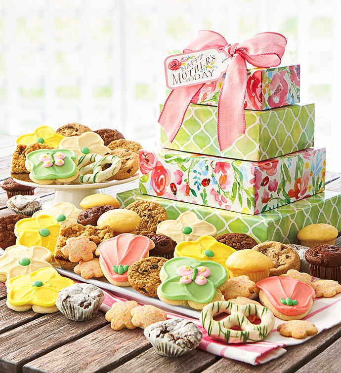 Mother&#39;s Day Bakery Gift Tower