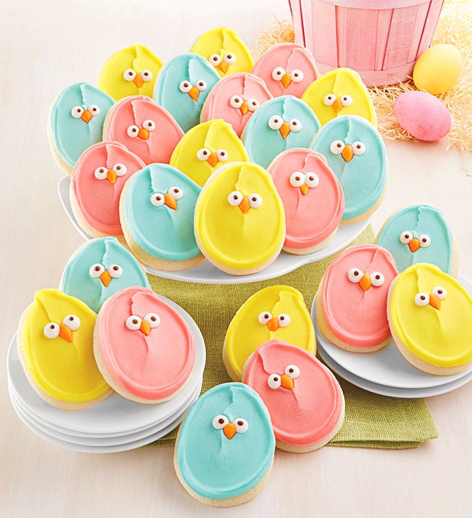 Buttercream Frosted Easter Cut out Cookies