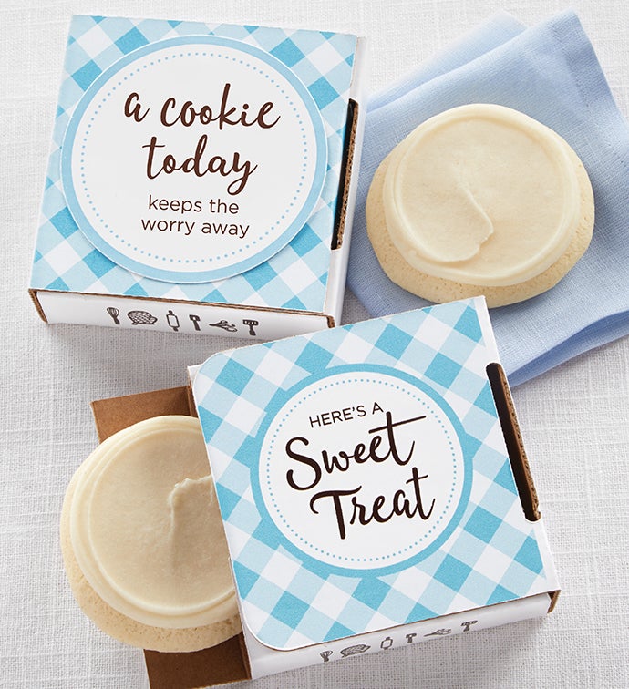 A Cookie Today Keeps the Worry Away Cookie Card