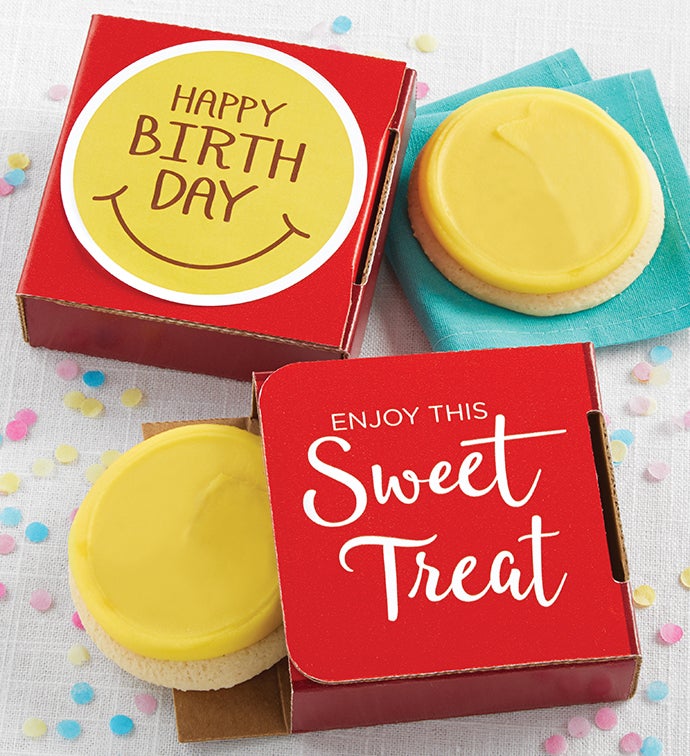 Happy Birthday Smile Cookie Card