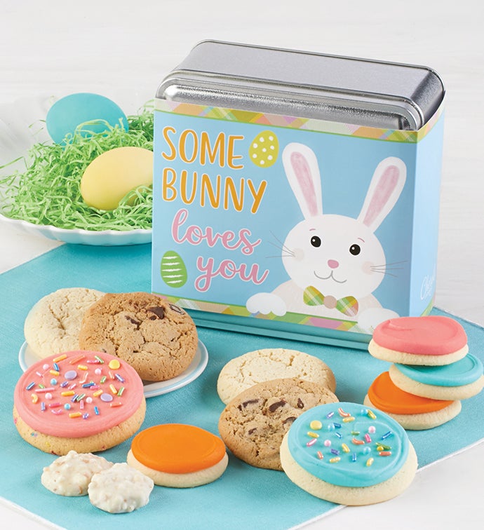 Easter Mini Treats Gift Tin   Some Bunny Loves You