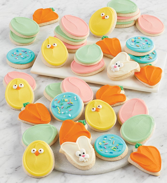 Buttercream Frosted Premier Easter Cut Out Cookies