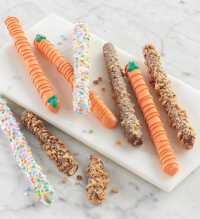 Easter Candy Pretzel Rods