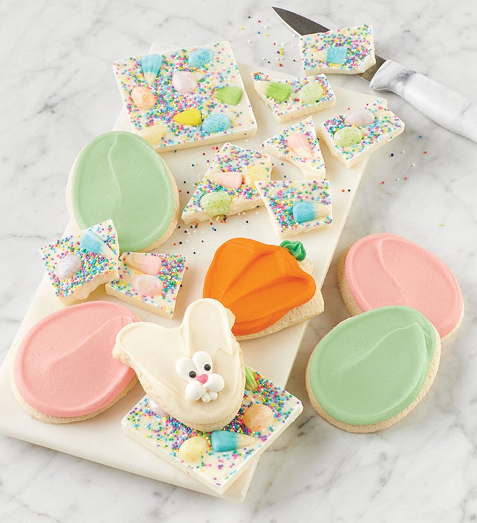 Easter Bunny Bark and Cookies