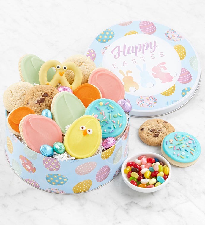 Happy Easter Gift Tin   Treats Assortment