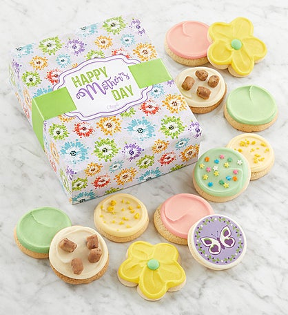 Happy Mother’s Day Cookie Box - 12 Frosted Cookies