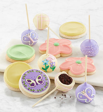 Spring Cake Pops and Cookies