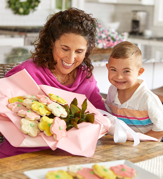 Buttercream Frosted Long Stemmed Cookie Flowers®