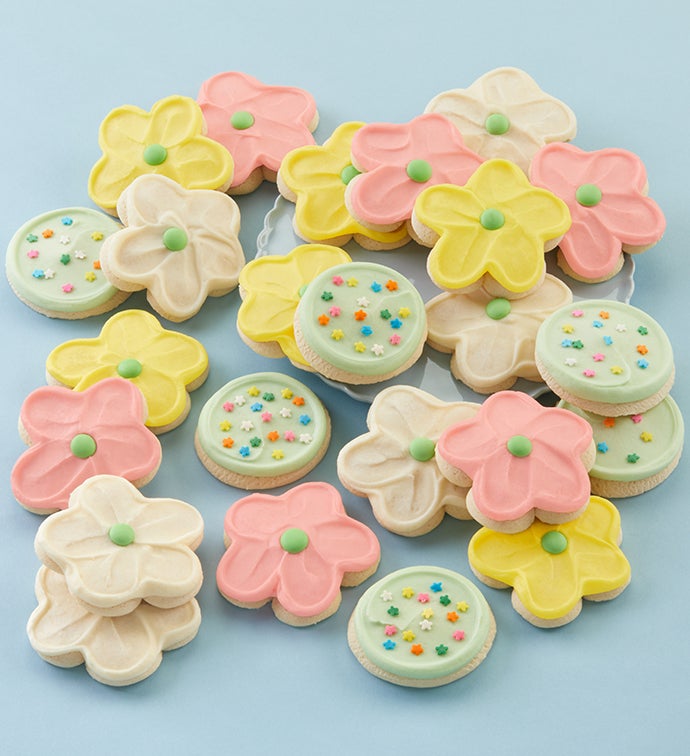 Buttercream Frosted Spring Bow Gift Box
