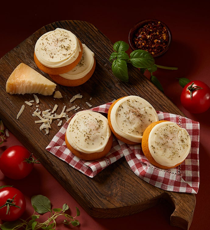 Pizza-Flavored Buttercream-Frosted Cookie Sampler