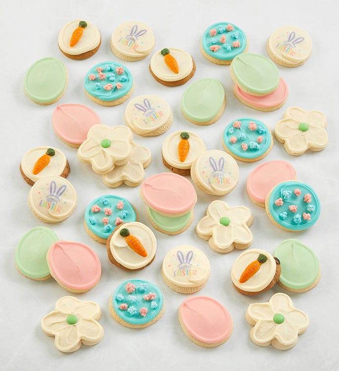 Bow Gift Box   Buttercream Frosted Easter Cookies