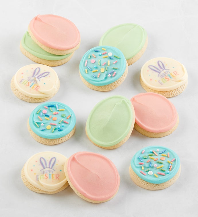 Bow Gift Box   Buttercream Frosted Easter Sugar Cookies