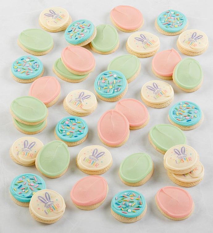Bow Gift Box   Buttercream Frosted Easter Sugar Cookies