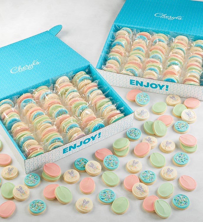 Bow Gift Box   Buttercream Frosted Easter Sugar Cookies