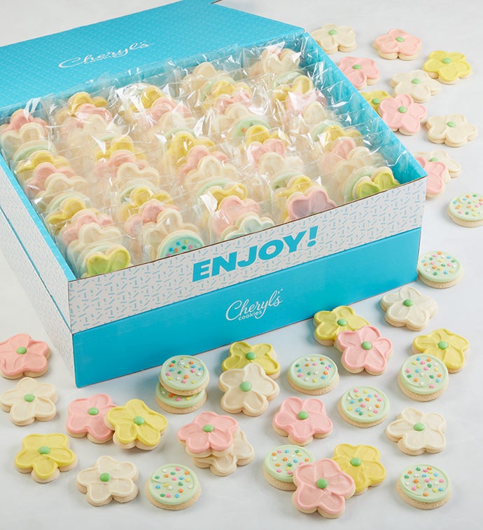 Buttercream Frosted Spring Bow Gift Box