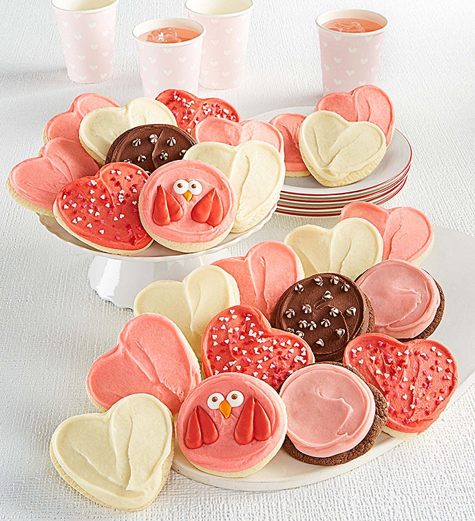 Valentines Day Premier Buttercream Frosted Cookies